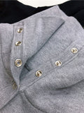 christmas outfit Amfeov Casual Skinny Loose Solid Color Lapel Collar Pullovers