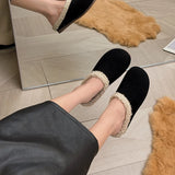 Amfeov Spring Summer Slippers Soft Flax Simple Cute Warm Home Men Women House Floor Indoor Slides Fur Cross Fat Dudu Shoes Room Flat