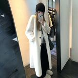 cold weather outfits Amfeov 2024 New Thickened Idle Style Women's Long Eco-Friendly Mink Fur Jacket Overcoat From China Mainland True Leather Fur