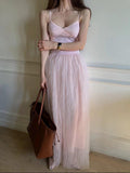 Amfeov Graceful Ballet Lace Strap Dress