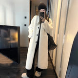 cold weather outfits Amfeov 2024 New Thickened Idle Style Women's Long Eco-Friendly Mink Fur Jacket Overcoat From China Mainland True Leather Fur