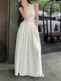 Amfeov hoco dresses Minimalist Sleeveless Elegant Long Dress