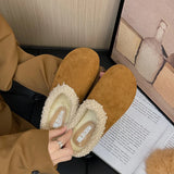 Amfeov Spring Summer Slippers Soft Flax Simple Cute Warm Home Men Women House Floor Indoor Slides Fur Cross Fat Dudu Shoes Room Flat