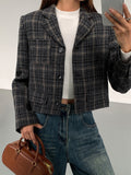 Amfeov Tweed Crop Blazer