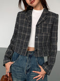 Amfeov Tweed Crop Blazer