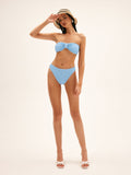 Amfeov Waffle Bandeau Bikini Set