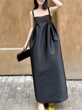 Amfeov Elegant Black Strapless Evening Dress