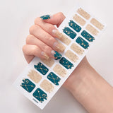 Amfeov-22 Tips/Sheet Designer Nail Decals Nails Art Decoration Nailart Sticker Sticker For Nails Fashion Nail Stickers Nail Decoration