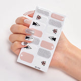 Amfeov-Full Cover Nail Stickers Nail Polish Nail Decoration Nails Sticker Designer Self Adhesive Nail Sticker Creative Nail Art Sticker
