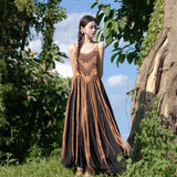 Amfeov-Loose Summer Travel Holiday Maxi Dress Beach Dress