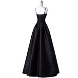 homecoming dresses French Style Light Luxury Dress 2024 New French Style Black Strap Slim Fit Dress Student Banquet Evening Dress