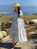 Amfeov-Women's Summer Loose Seaside Vacation Beautiful Beach Dress