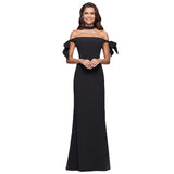 off shoulder  2024 Women's Wrapped Chest Lace-up Side Slit Sleeveless Dress Dress Dress