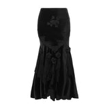 ribbons galore dress to impress Wy23134 Summer New Fashion Sexy Hot Girl Dress Dark Gothic Elegant Slim-Fit Sheath Fishtail Skirt for Women