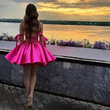 avant garde dress to impress Wedding Dress Mini Satin Dress Tube Top Backless Satin Banquet Party Skirt