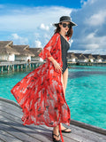 Amfeov-Beach Dress Women's Summer 2024 New Classy Elegant Bohemian Beach Travel Long Dress Holiday Dress