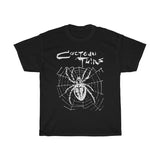 Amfeov Crop Top Summer spider web Gothic Harajuku Punk Loose Men Women T Shirt Casual White Short Sleeve Graphics T-Shirt Tops y2k new