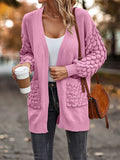 Back To School Amfeov Knitted Light Weight Cardigan Women Summer Slim V Neck Long Sleeve Coat Autumn Casual Pink Cardigans For Girls 2024 New