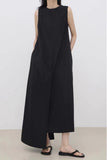 Amfeov Original Solid Color Irregular Long Dress