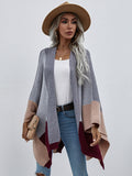 christmas outfit Amfeov Original Creation Contrast Color Striped Sweater Tops Cardigan Coats