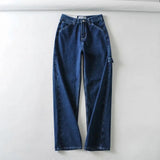 Baggy Jeans for Women Loose High Waist Boyfriend Mom jeans Big Pockets Black Straight Denim Pants Fashion 2020 Hot Sale