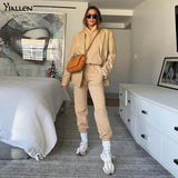 Yiallen Autumn New Faux PU Material Solid Coat for Women Single Breasted Long Sleeves Loose Top Casual High Streetwear New