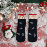 Christmas Gift New fashion Harajuku Christmas Cartoon Santa Elk Happy Socks  Moose Funny Winter Cotton Female Socks Happy Christm gift for girl