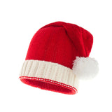 Christmas Gift Christmas Hat Adult Contrast Knit Hat Bomber Hat Parent-child Woolen Christmas Hat New Year Gift Winter Christmas Carnival Party