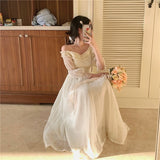 Elegant Princess Dress Women Summer Fairy Y2k Party Birthday Dress for Women 2022 Vintage Wedding Evening Victorian Dress Korean