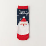 Amfeov 1 pair New Winter Warm Colorful kawaii Stereo Women Socks Soft Cotton Cute funny Santa Claus bear Socks For Girl Christmas Gift