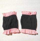 Amfeov back to school  Lolita Girls Sweet Tank Top And Skirt 2-piece set High Waist Ruffles Bow Pleated Skirt Harajuku Cute Cake Mini Skirts