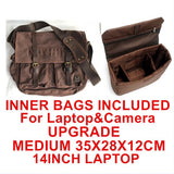 Back To School Amfeov Canvas Leather Men Messenger Bags I AM LEGEND Will Smith Big Satchel Shoulder Bags Male Laptop Briefcase Travel Handbag