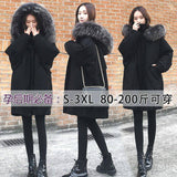 Christmas Gift Plus Size 4XL Winter Jacket Windbreaker Women Loose Long Coat Cotton Woman Clothes Parka Feminina Korean Hat Hood Free Shipping