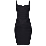 Amfeov hoco dresses Women's Sexy Bandage Dresses Christmas Autumn Sleeveless Spaghetti Belt Stretching Fitness Club Party Dress Mini Bodyconvestodos