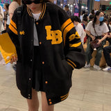 Thanksgiving Day Gifts Plus Velvet Thick Coats Student Jackets Women Baseball Uniform Tide 2022 Jacket Female Summer Korean Style Fashion Loose Tops