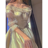 Elegant Princess Dress Women Summer Fairy Y2k Party Birthday Dress for Women 2022 Vintage Wedding Evening Victorian Dress Korean