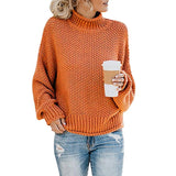 Christmas Gift Sweater Female Autumn Winter Knitted Women Sweater Pullover Female Tricot Jersey Jumper Femme High Collar Women Clothes