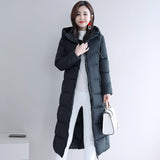 Christmas Gift Winter Long Coat For Women Parka Feminina Plus Size Puffer Jacket Harajuku Coats Outerwear Snow Wear Hood Large Sizes Female