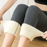 winter Women Legging Velvet Keep Warm Hight Waist Legging Casual fleece lined Stretchy Comfortable plus size female Thermal Pant