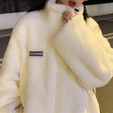 Christmas Gift Winter Thicken Warm Loose Lamb Wool Sweatershirt Oversized Women Korean Teddy Fleece Female Jackets Fashion Causal Coats Clothes