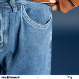 Men Streetwear Blue Jeans 2020 Women Black Jeans Korean Fashions Harem Pants Male Denim Pants OverSize