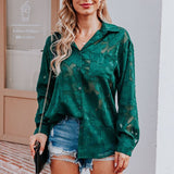 Amfeov Fall outfits back to school Solid Casual Loose Hollow Out Shirts For Women 2024 Summer Women's Oversized Shirts And Blouses Fashion Elegant Youth Female Top