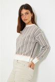 Christmas Gift Trendyol Bike Collar Jacquard Knitwear Sweater TWOAW22KZ1637