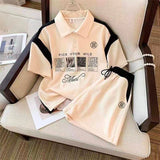 Amfeov back to school Summer Women's Golf malbon Women's Golf Clothing Golf Suit 2023 Golf Jacket Golf shorts Women's Golf Wear New Goods 2-piece set