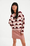 Christmas Gift Trendyol Jacquard Knitwear Sweater TWOAW22KZ0011