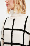 Christmas Gift Trendyol Grid Jacquard Knitwear Sweater TWOAW22KZ0257
