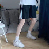 Amfeov Summer Casual Women's Sports Pants High Waist Hip Hop Sweatpants Korean Fashion Oversize Pants Joggers Women Wide Leg Pants